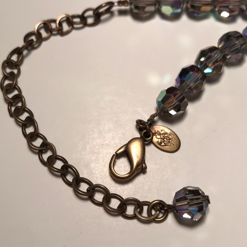 Iridescent Geometric Orb Necklace - Kirks Folly - Picture 3 of 6